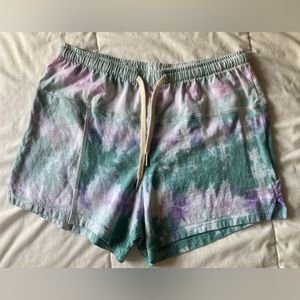 John Elliot Womens Size 1 Reconstructed Tie Dye Shorts, New Without Tag